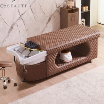 Japanese Head Spa bed TOKYO ShineLux compleet - Bruin